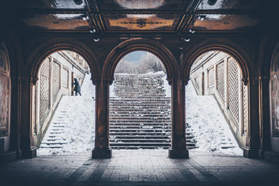 Underpass and staircase