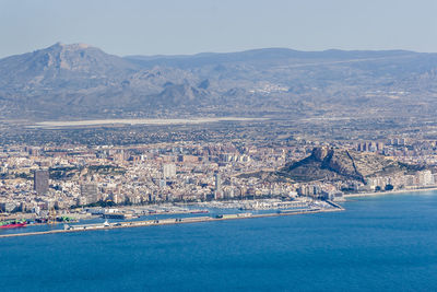 Aerial view of city