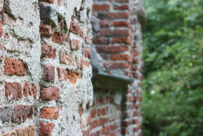 Close-up of weathered wall