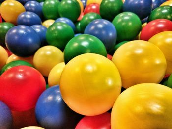 Full frame shot of colorful balls