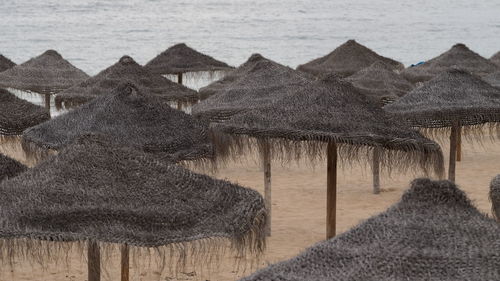 Panoramic view of beach against sea