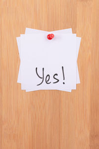 Directly above shot of text on paper