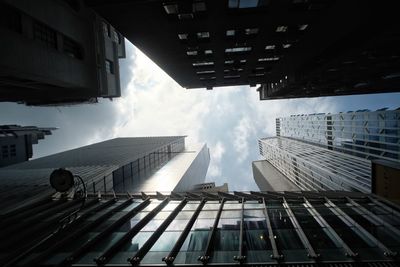 Modern cityscape against sky