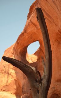 Close-up of rock formation