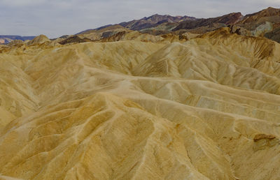 Scenic view of desert against sky