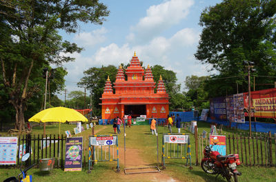 Traditional building against sky