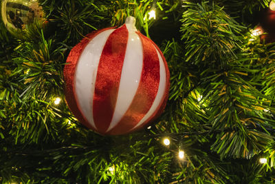 Close-up of christmas decorations