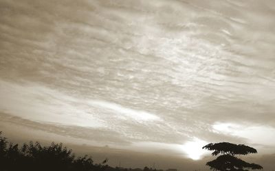 Scenic view of cloudy sky