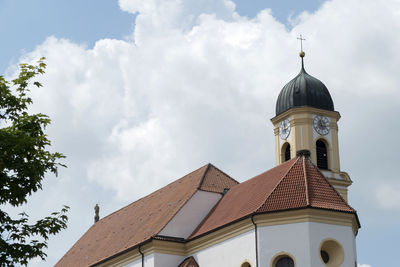 Pilgrimage church st. nikolaus, bernbeuren, munich way of st. james, bavaria, germany in summertime