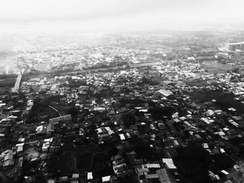 Aerial view of city