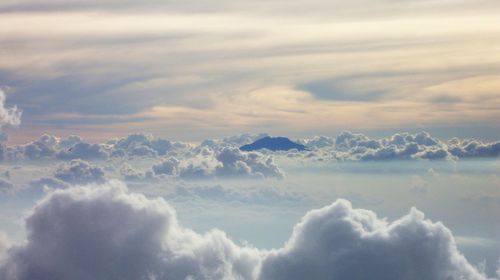 Full frame shot of clouds in sky