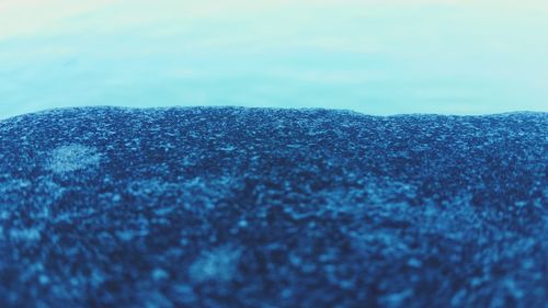 Surface level of water