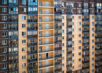 Full frame shot of buildings in city