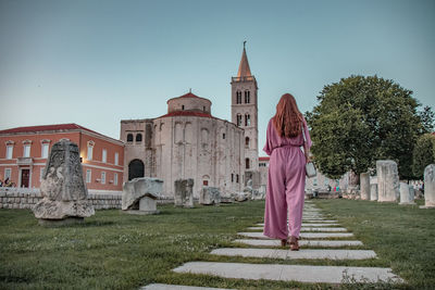 The church of st. donatus in zadar.