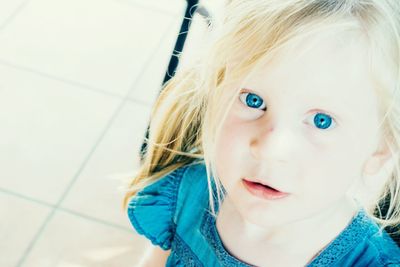 Portrait of cute girl