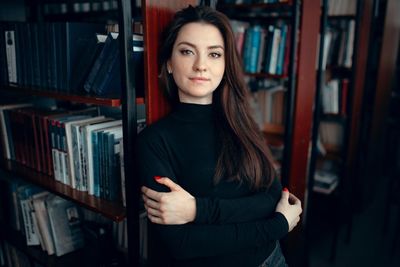 Portrait of young woman