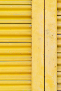 Full frame shot of yellow wall