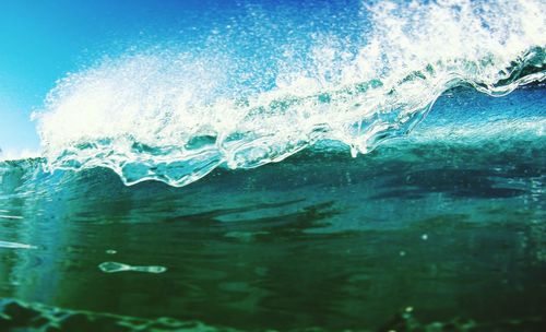 Close-up of splashing water