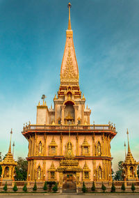 View of temple building against sky