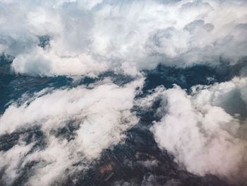 Low angle view of clouds in sky