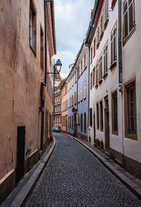 Street amidst buildings in town