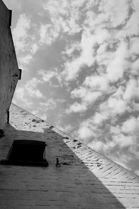 Low angle view of building against sky
