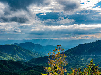 Wonderful view around of the wat phra that pha son kaew phetchabun ,thailand.