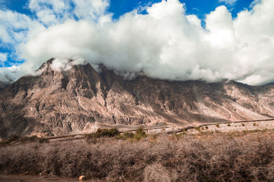 Panoramic view of landscape against sky