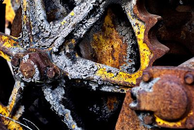 Full frame shot of rusty metal