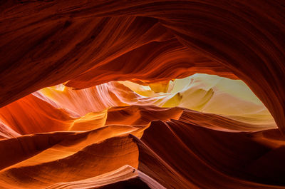 Rock formations at canyon