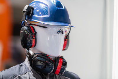 Ppe  industrial work safety and personal protection equipment on display