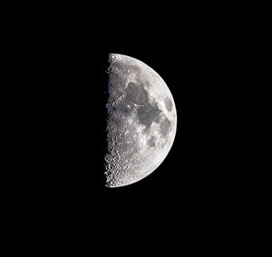 View of moon against sky at night