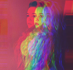 Full frame shot of multi colored painting