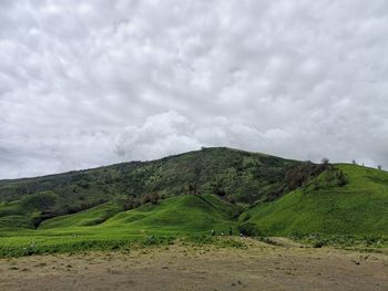 Scenic view of landscape against sky