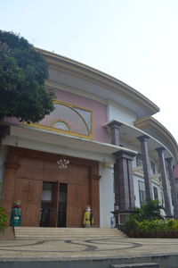 Low angle view of building against sky