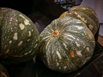 Close-up of pumpkins