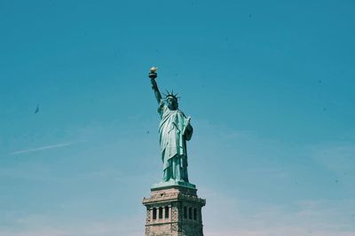 Low angle view of statue