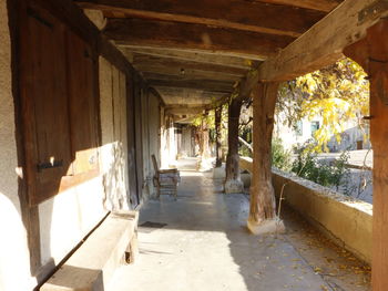 Interior of abandoned building