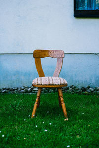 Chair in garden