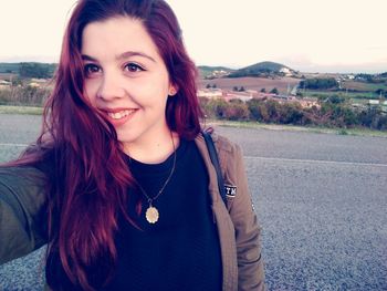 Portrait of young woman