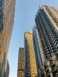 Low angle view of buildings against sky