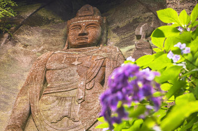 Sculpture of buddha statue in temple