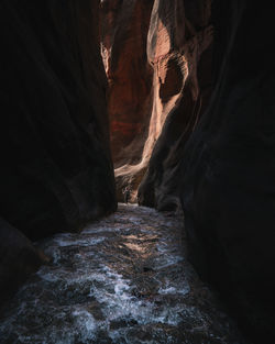 Low angle view of cave