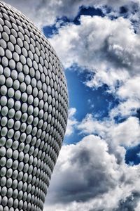 Low angle view of cloudy sky