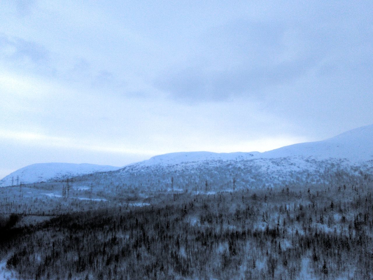 mountain, tranquil scene, tranquility, scenics, mountain range, landscape, beauty in nature, winter, snow, sky, cold temperature, nature, non-urban scene, weather, idyllic, countryside, tree, field, cloud - sky, season