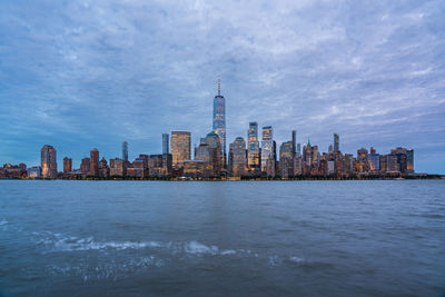 View of city at waterfront