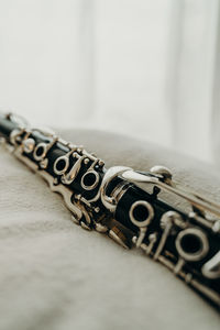 Close-up of clarinet