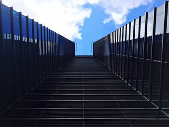 Staircase against sky