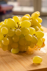 Close-up of fruits on table