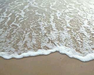 View of waves on beach